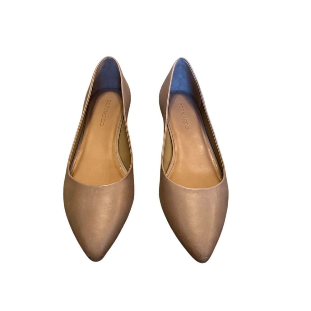 Bernardo Fritz Women's Beige Ballet Flats Pointed Toe Size 8.5 - Picture 4 of 11